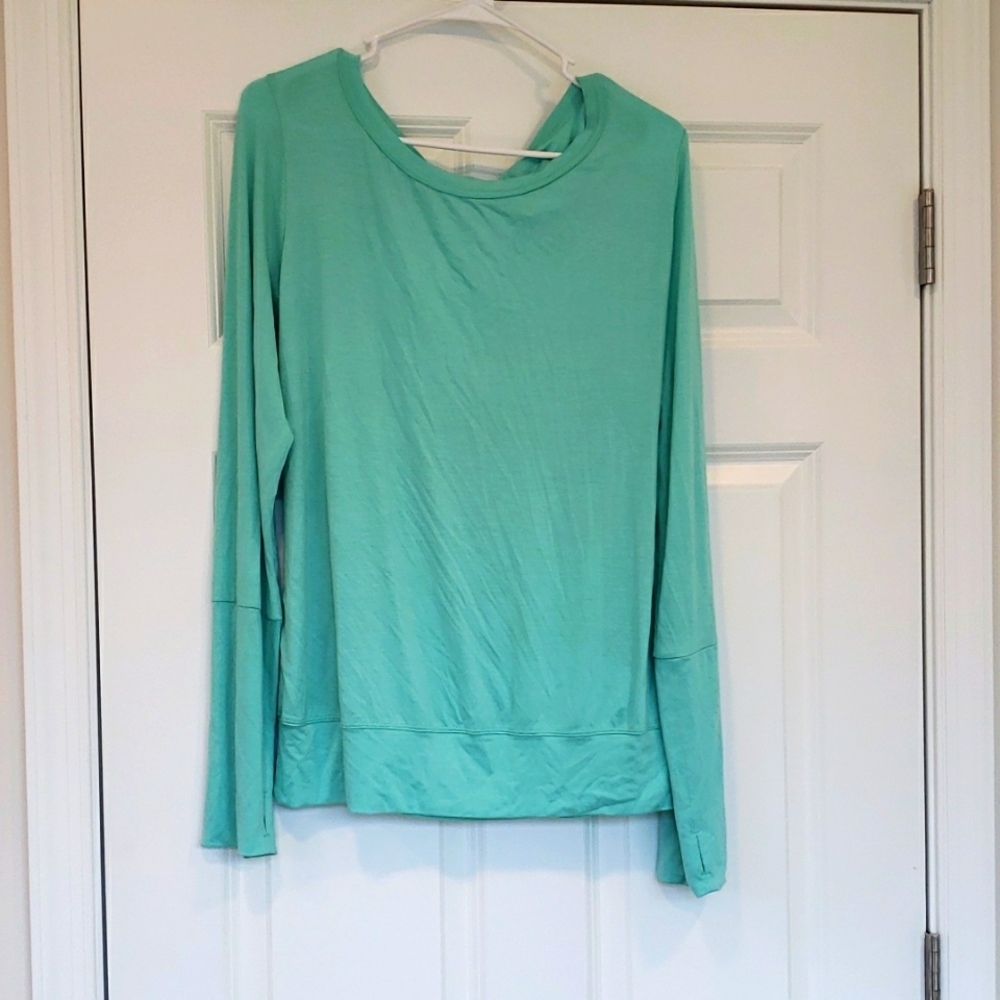 Prana LongSleeved Light Green Shirt